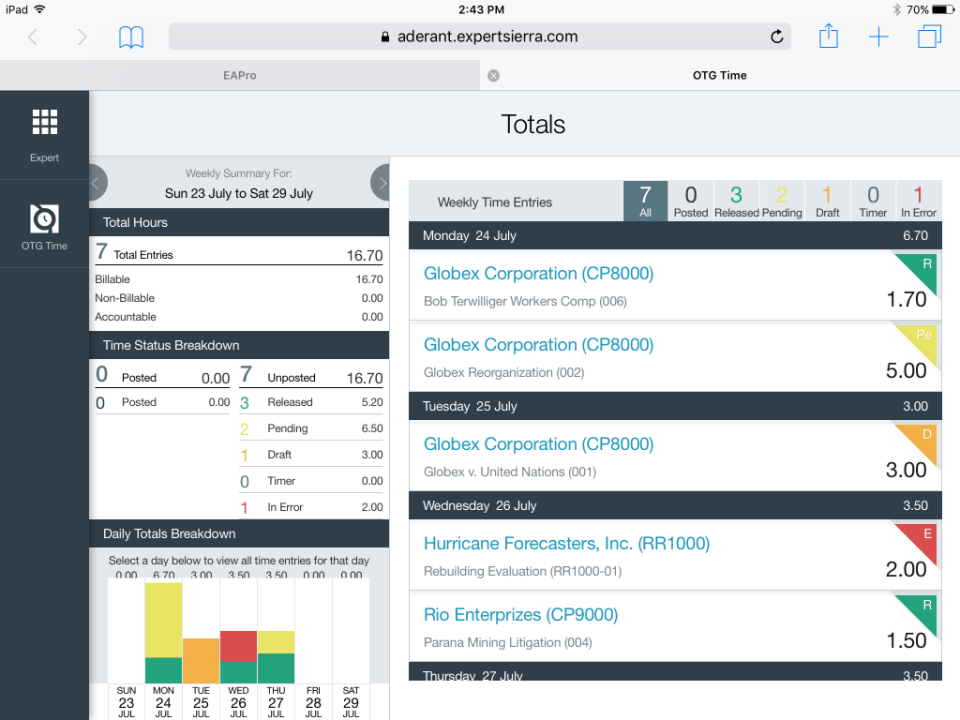 screenshot of Expert Sierra